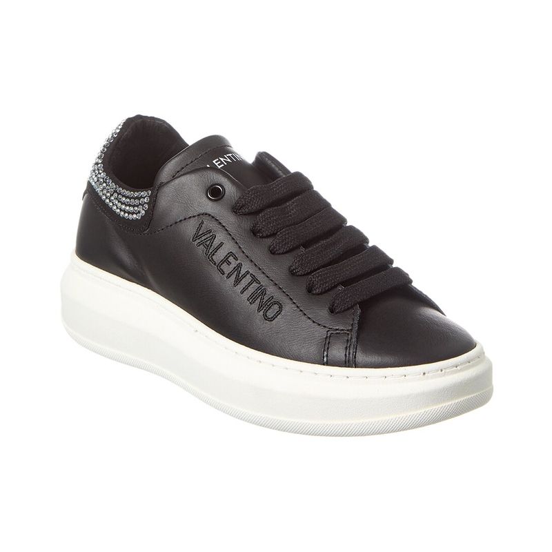 - Valentino By Mario Valentino Fresia Sparkling Leather Sneaker